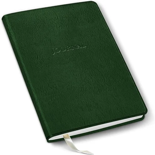 Vista 31 de Diario de cuero Gallery Leather - Elaborado en Maine, EE. UU. - Elegante cuaderno de escritura de cuero con 192 páginas rayadas - Un espacio
