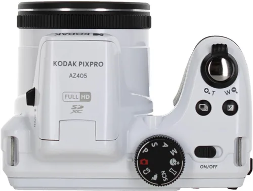 Vista 6 de Kodak PIXPRO AZ405 - Cámara digital (blanco) Sensor de 20 MP, zoom óptico de 40x, lente gran angular de 0.945 in y estabilización óptica de imagen