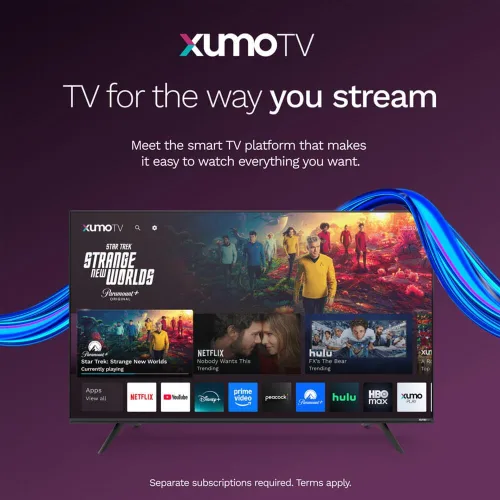 Vista 3 de Element E550AE43CG 43 pulgadas Class Revolution Series 4K UHD HDR LED Smart Xumo TV