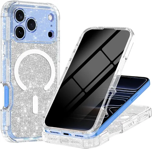 Vista 66 de Hekodonk Funda para iPhone 16, compatible con Magsafe [protector de pantalla de vidrio templado integrado y protección de lente de cámara] cuerpo