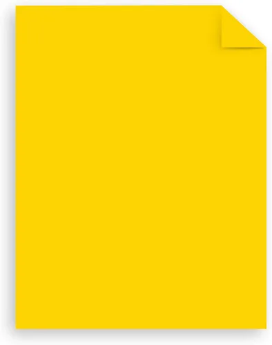 Vista 3 de Astrobrights Mega Collection, papel de colores, amarillo brillante, 625 hojas, 24 lb/89 gsm, 8.5 x 11 pulgadas - ¡MÁS HOJAS! (91618)