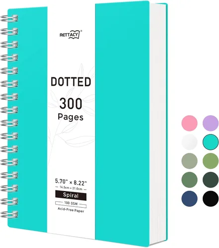 Vista 49 de RETTACY Cuaderno de bolsillo, 160 páginas forradas, tamaño mini A6 (4.5" × 5.7"), para trabajo, diario, escritura, papel grueso de 100 g/m²