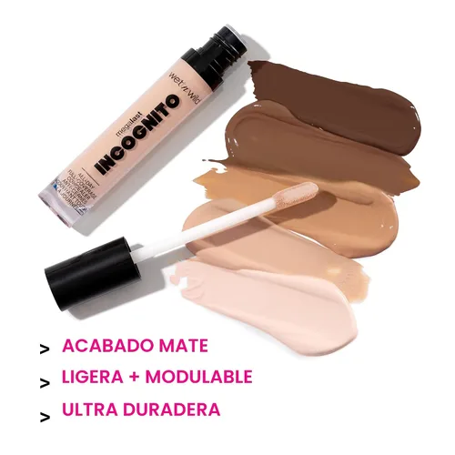 Vista 5 de wet n wild Mega Last Incognito 1114054 - Corrector líquido mate para todo el día