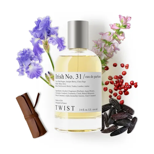 Vista 60 de Twist - Addicted No. 3 - Eau De Parfum inspirado en Y. Black Opium, Perfume de larga duración para mujer, Ámbar y Vainilla, Vegano, Ingredientes