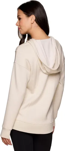 Vista 2 de RBX Sudadera con capucha para mujer con cordones, ajuste relajado, ligera, con capucha, para yoga, uso casual
