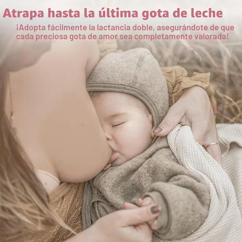 Vista 8 de Recolector de leche materna, recolectores de leche para lactancia, conchas de leche materna reutilizables, protector que protege los pezones