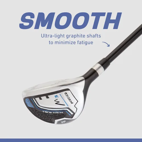 Vista 6 de Precise M3 - Juego de golf de 14 piezas para hombre – Driver de 460cc, Madera, Híbrido, Hierros 6-PW, Putter, Bolsa con Soporte, 3 Fundas