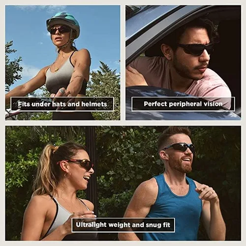 Vista 6 de FF400 Havoc Hi-Vis Gafas de sol deportivas flexibles e irrompibles para hombres y mujeres