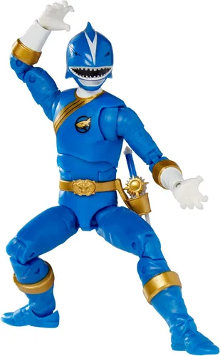 Vista 5 de Power Rangers Lightning Collection Wild Force Blue Ranger - Figura