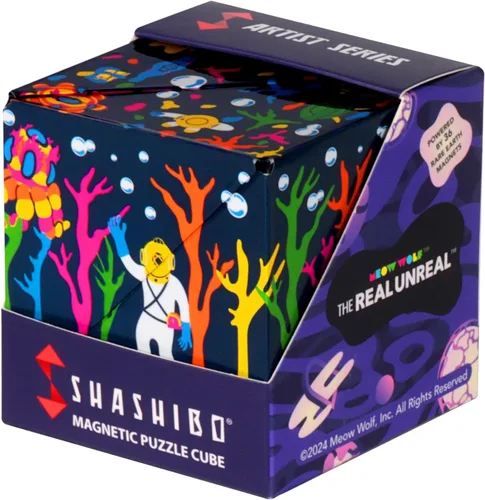 Vista 13 de Shashibo Juguete sensorial antiestrés para adultos y niños, juguete para aliviar el estrés para adultos, adolescentes y niños, juguetes geniales
