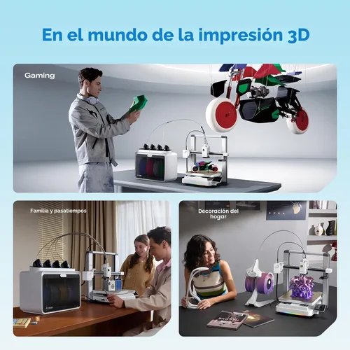 Vista 9 de Creality SPARKX i7 Impresora 3D con recarga automática de filamentos, monitoreo de cámara AI, nivelación automática, impresora 3D de alta velocidad