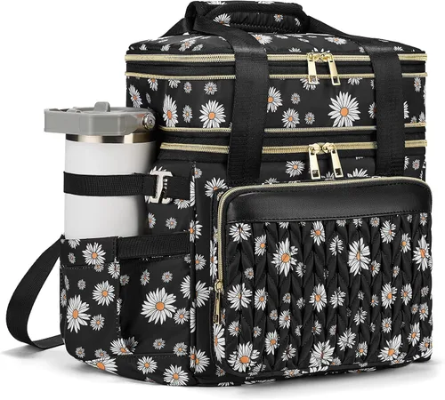 Vista 15 de HSHRISH Lonchera táctica grande expandible para adultos, bolsa de almuerzo duradera aislada con correa para el hombro, bolsa de refrigeración suave