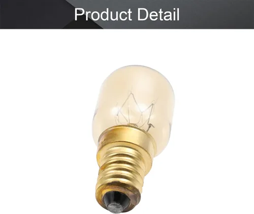 Vista 3 de Othmro 3 bombillas de microondas 220-240 V 220 bombillas de microondas E14, 2700 K cálido horno bombilla reemplazo electrodoméstico, incandescente