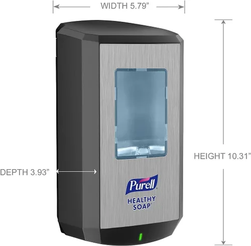 Vista 5 de GOJO Purell 6534-01 CS6 Dispensador de jabón sin contacto, grafito
