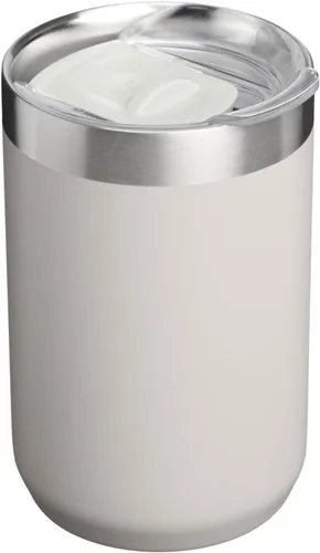 Vista 3 de STANLEY Everyday Camp Cup - Taza de 12 onzas, tapa para beber, taza para café, té y bebidas, acero inoxidable aislado sin BPA, color ceniza