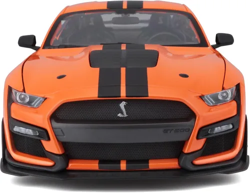 Vista 5 de Maisto - Modelo a escala 1/18 compatible con Mustang Shelby GT500 2020 (naranja)