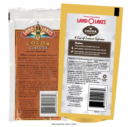 Vista 6 de Land O Lakes Arctic White Hot Cocoa Classics Mix, 1.25 Oz, Pack of 36