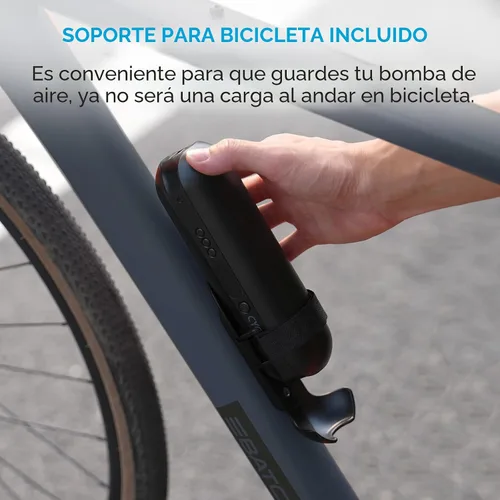 Vista 5 de CYCPLUS Inflador de neumáticos A2 + GPS Bike Computer G1