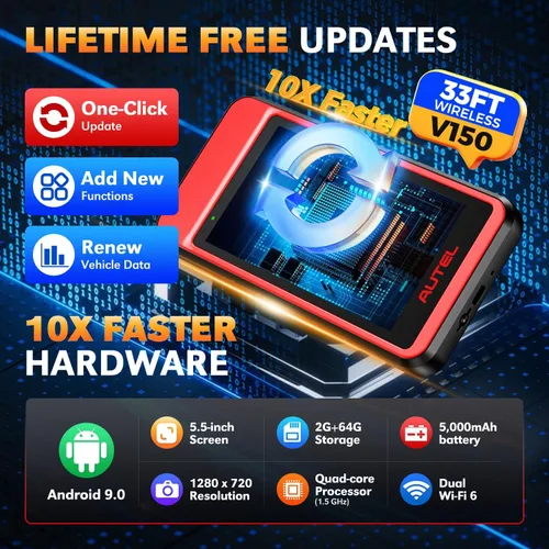 Vista 8 de Autel MD909 PRO MaxiDiag OBD2 escáner, herramienta de diagnóstico