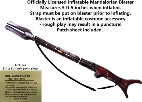Vista 5 de Rubies Star Wars The Mandalorian Blaster inflable grande