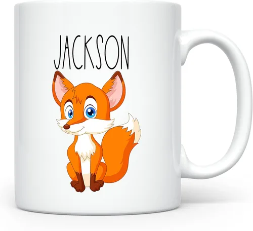 Vista 26 de Taza personalizada para niños y niños Taza personalizada de chocolate caliente, cacao, café y té Nombre personalizado regalo de cumpleaños