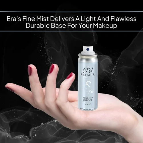 Vista 6 de ERA Beauty Spray Maquillaje Cara Primer, 1.5oz, Cosméticos Profesionales Aerógrafo