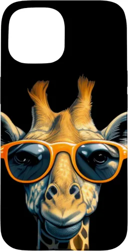 Vista 5 de Funny Giraffe with Sunglasses Case for iPhone 17