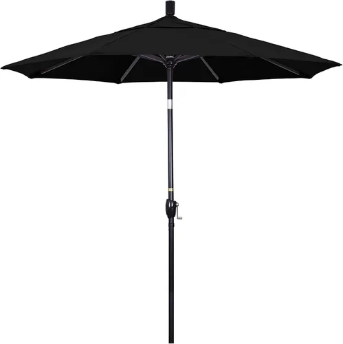 Vista 22 de California Umbrella 7.5' paraguas redondo de aluminio del mercado, elevación de la manivela