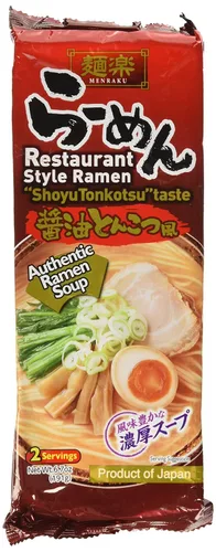 Vista 4 de Hikari Menraku Tonkotsu Ramen Noodles, Miso, 6.5 onzas