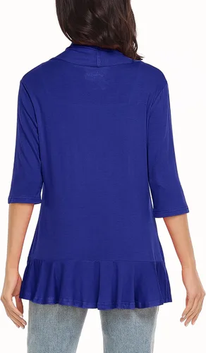 Vista 3 de Argstar Cárdigan de manga 34 para mujer (S-3XL)