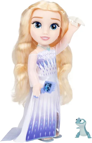 Vista 3 de JAKKS Pacific Frozen Elsa Doll The Snow Queen My Singing Friend Elsa & Bruni Figura