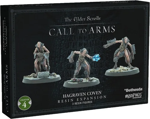 Vista 10 de Modiphius: The Elder Scrolls Call to Arms - Fantasmas de Yngvild - Expansión de resina de 6 figuras, capítulo 4, sin pintar, miniaturas RPG de 1.260