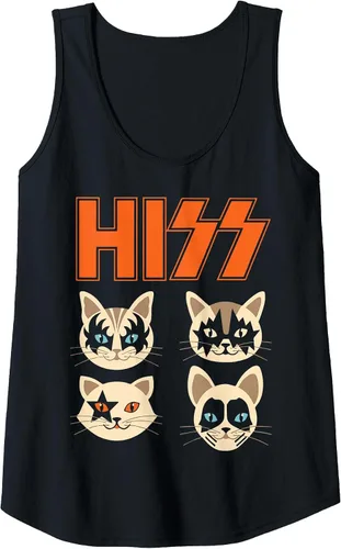 Vista 14 de Camiseta sin mangas Hiss Funny Cats Kittens Rock Rockin Negro
