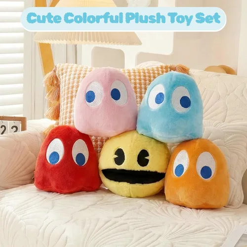 Vista 7 de Pingong Peluche fantasma azul, 6 pulgadas, animal de peluche suave, regalo de cumpleaños para niños y niñas