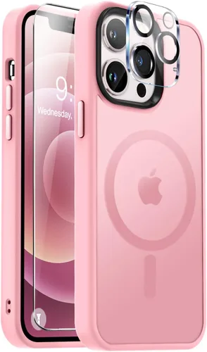 Vista 20 de Vooii Funda para iPhone SE 3ª/2ª/2020 con Magnético, Funda iPhone 8/7 [Compatible con Magsafe] [Diseño Integrado] Sensación de Agarre Cómoda Delgada