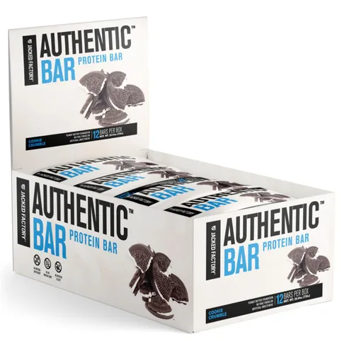 Vista 9 de Jacked Factory Authentic Bar - Barras de proteína de caramelo de mantequilla de maní, sabrosas barras energéticas de reemplazo de comidas