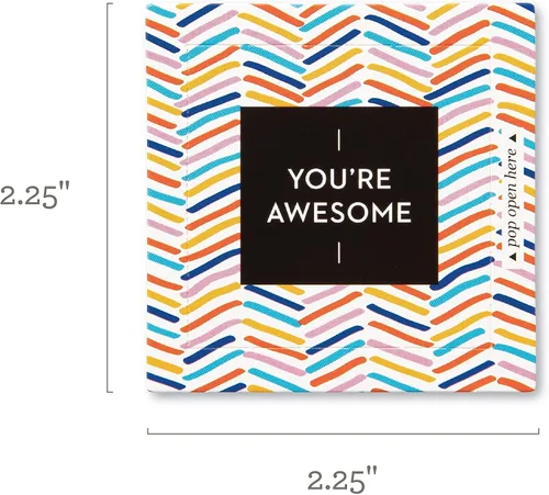 Vista 3 de Compendium ThoughtFulls - Tarjetas desplegables, paquete de 4 unidades de You're Awesome, You Matter, You're Wonderful, Yay You, 120 tarjetas