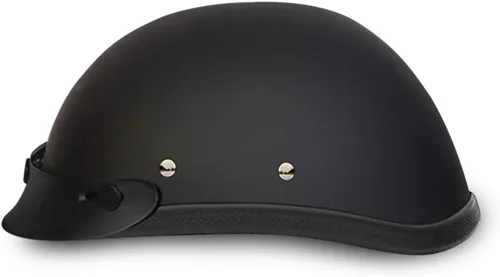 Vista 3 de Daytona Helmets Novedad Eagle, Negro opaco, con broches, XS
