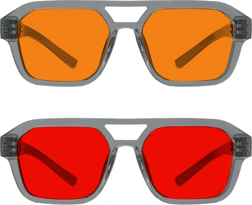 Vista 414 de Eyekepper Gafas de luz azul para hombre y mujer, paquete de 6 lentes Pilot Paquete de 6 color mezclado
