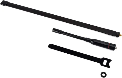 Vista 6 de TWAYRDIO Antena táctica CS hembra SMA 18.7 pulgadas plegable 144/430MHz 2M/70CM Antena de radio bidireccional para Baofeng UV-5R Series BF-888S GT-3
