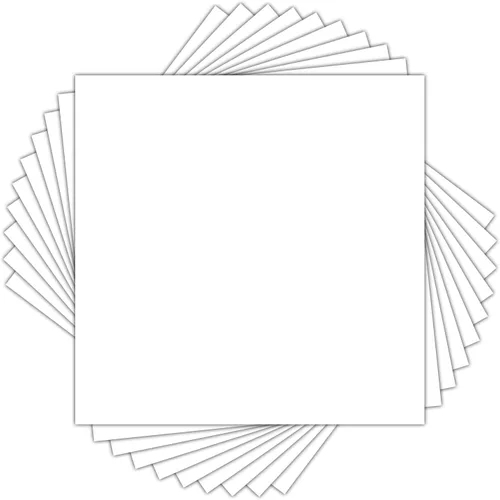 Vista 19 de Golden State Art, cartón de soporte blanco 4x6, soportes para marco, cuadro (paquete de 10) 4-Ply Thickness Uncut Matte Cardboard, Ideal for