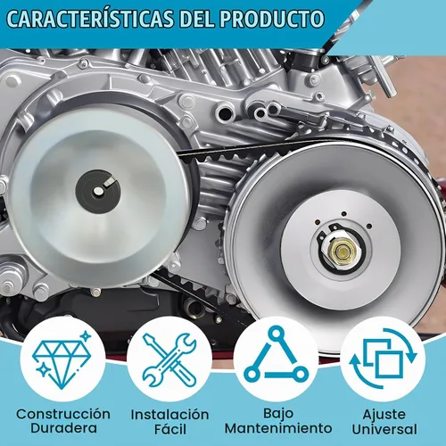 Vista 4 de Embrague convertidor de par serie 30, embrague Go Kart de 3/4 pulgadas con correa de transmisión Go Cart 203589 para compatible con Comet 219552