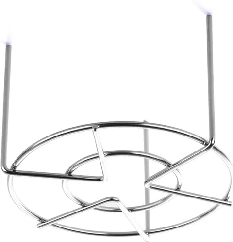 Vista 5 de Estante de vapor de acero inoxidable, soporte de vapor redondo de 6.3