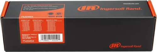 Vista 5 de Ingersoll Rand 11 Pc. Juego de llaves de vaso profundo de 1/4 pulgadas - Métrico 6 Pt.- 752045X
