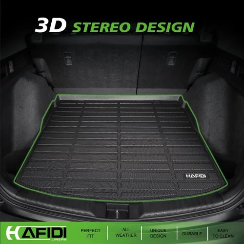 Vista 3 de Alfombrillas y forro de carga personalizados para Chevy Suburban/GMC Yukon XL 2015-2020 (con asiento de banco de 2da fila), protección para todo