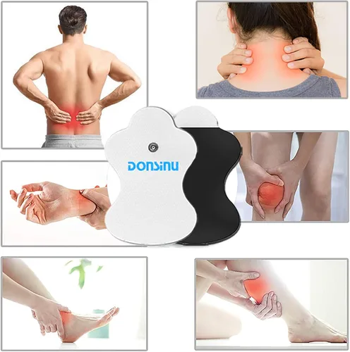 Vista 6 de 10 almohadillas de repuesto duraderas compatibles con Omron Tens, 5 pares de almohadillas de repuesto para electrodos