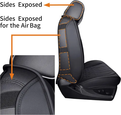 Vista 4 de Aierxuan AX-KK-XFL - Juego de fundas de asiento de vehículo