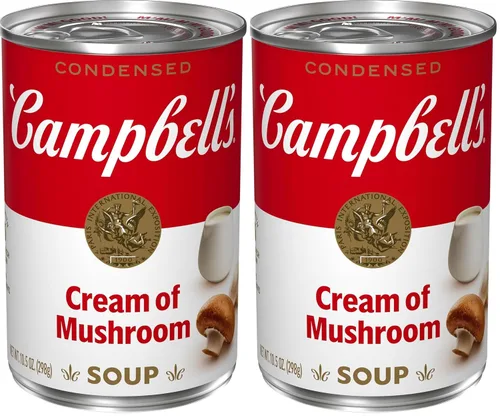 Vista 10 de Campbell's Cream of Mushroom - Sopa condensada de crema de champiñones, lata de 10.5 onzas