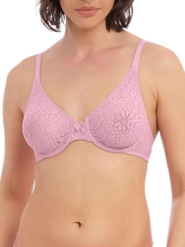 Vista 8 de Wacoal Brasier con aros de encaje Halo sin forro para mujer, 851205