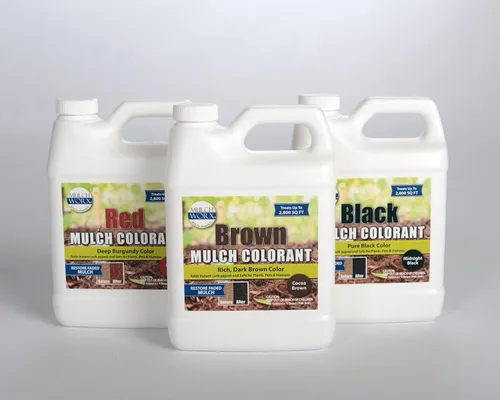 Vista 6 de Mulch Worx Concentrado de color de mantillo marrón - 2,800 pies cuadrados - Spray de tinte para mantillo marrón oscuro intenso